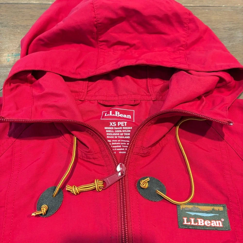 L.L. Bean Women's Red and Blue Jacket Unisex Size Petite XS - Picture 3 of 7